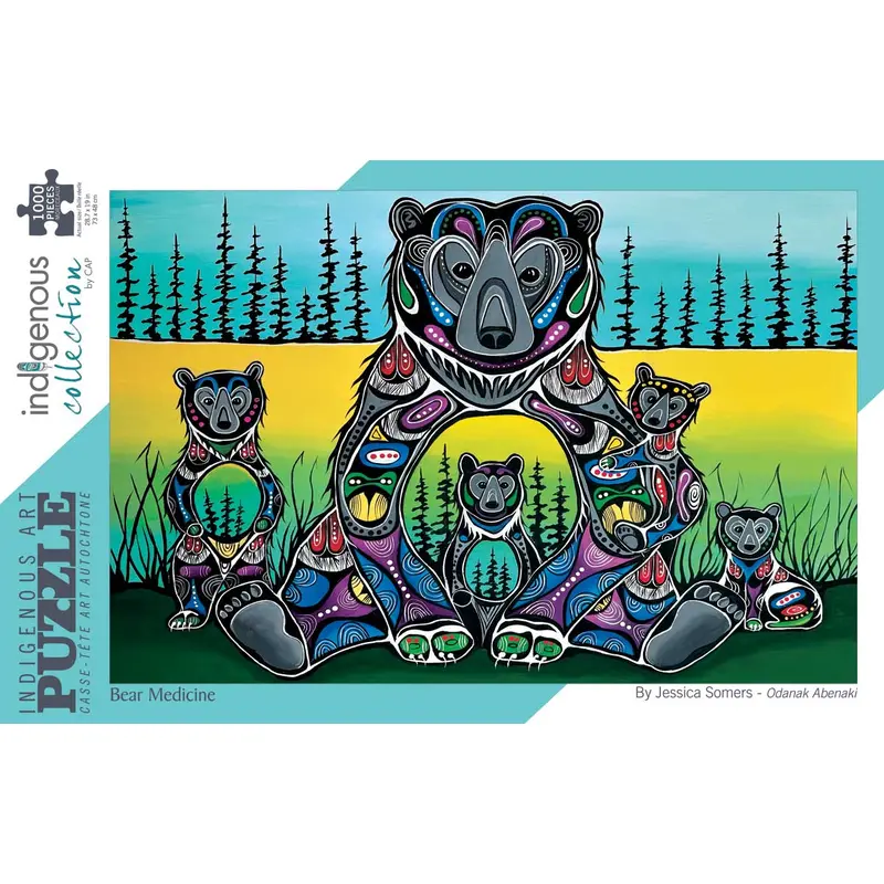 BEAR MEDICINE 1000 PIECE PUZZLE