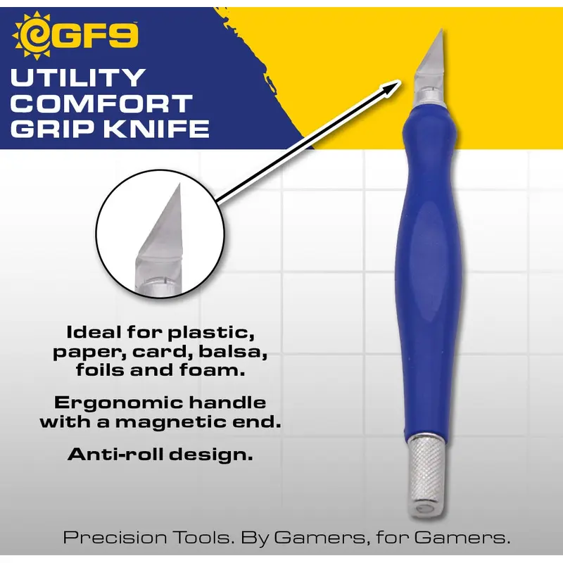 HOBBY TOOLS: UTILITY COMFORT GRIP KNIFE