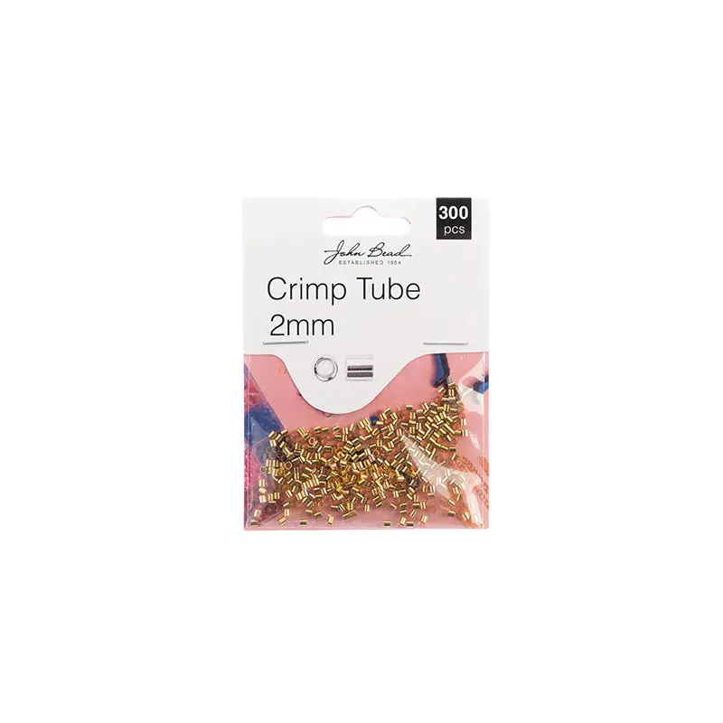 Must Have Findings - Crimp Tube 2mm Gold 300pcs