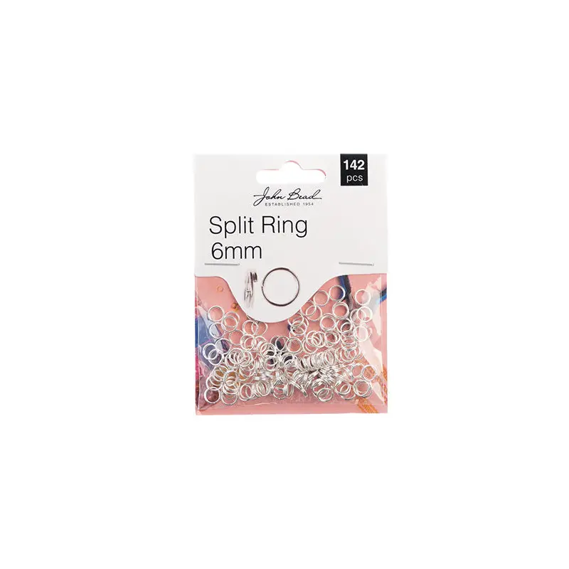Must Have Findings - Split Ring 6mm Silver 142pcs
