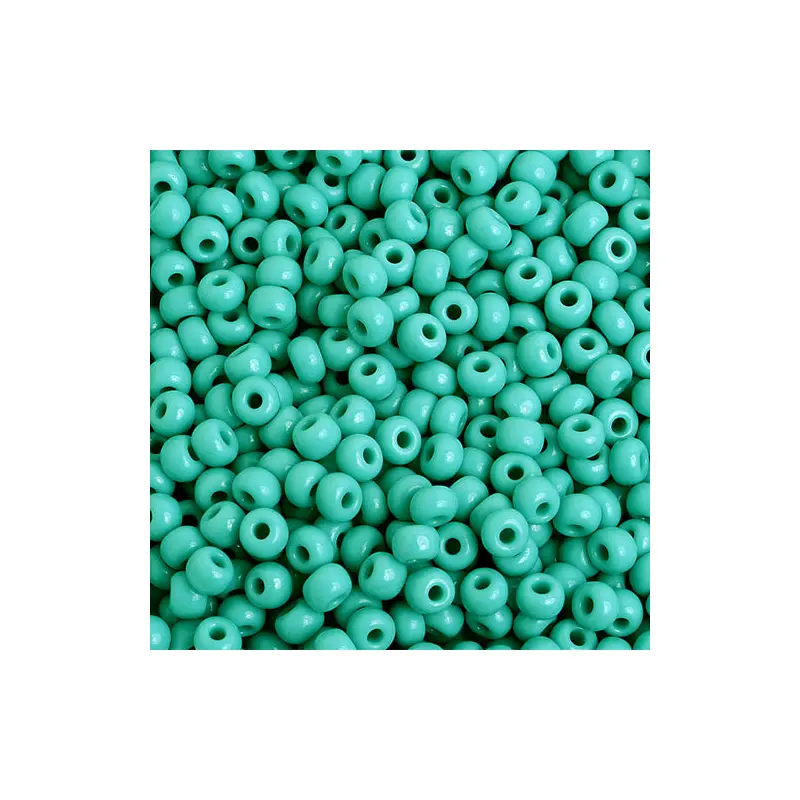 Czech Seed Bead/Pony Bead 6/0 Opaque Turquoise