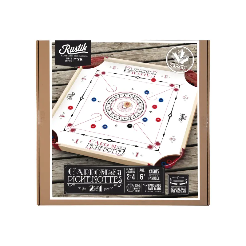 Rustik 2 -in-1 Pinnochi & Carrom