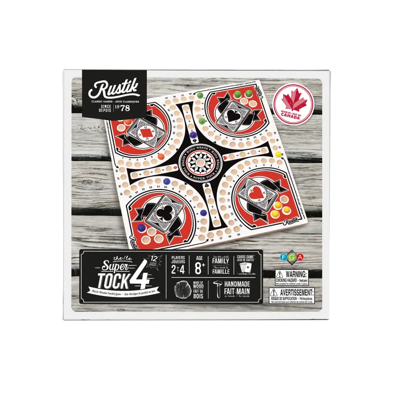 Rustik Super Tock 4 Player 15" Board