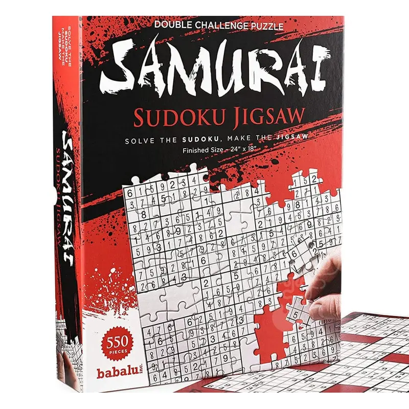 Babalu Crossword Jigsaw Puzzle - Samurai Sudoku 550pcs