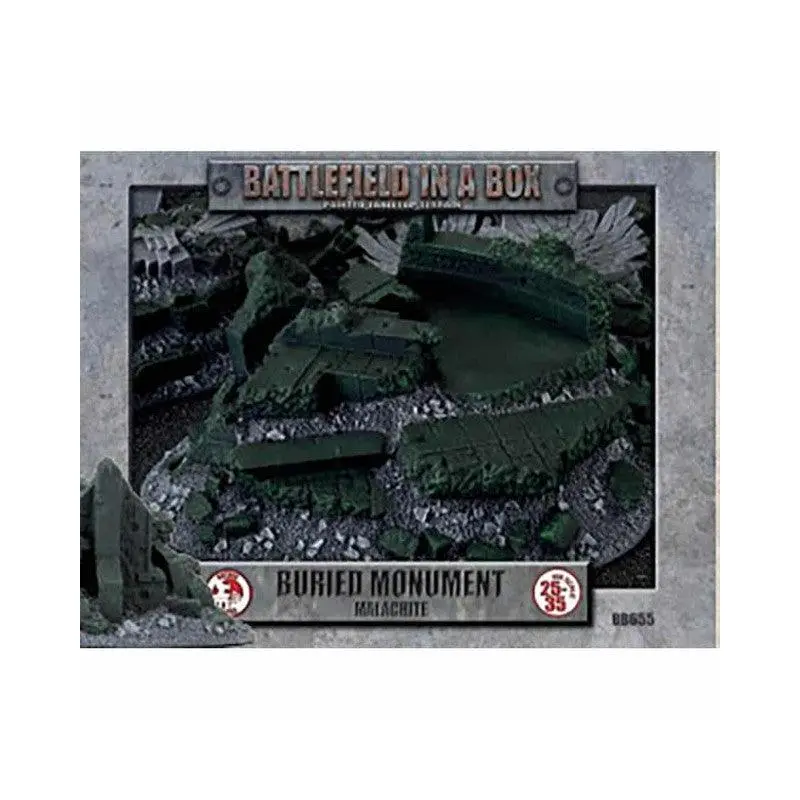 Battlefield in a Box: Gothic Battlefields: Buried Monument - Malachite