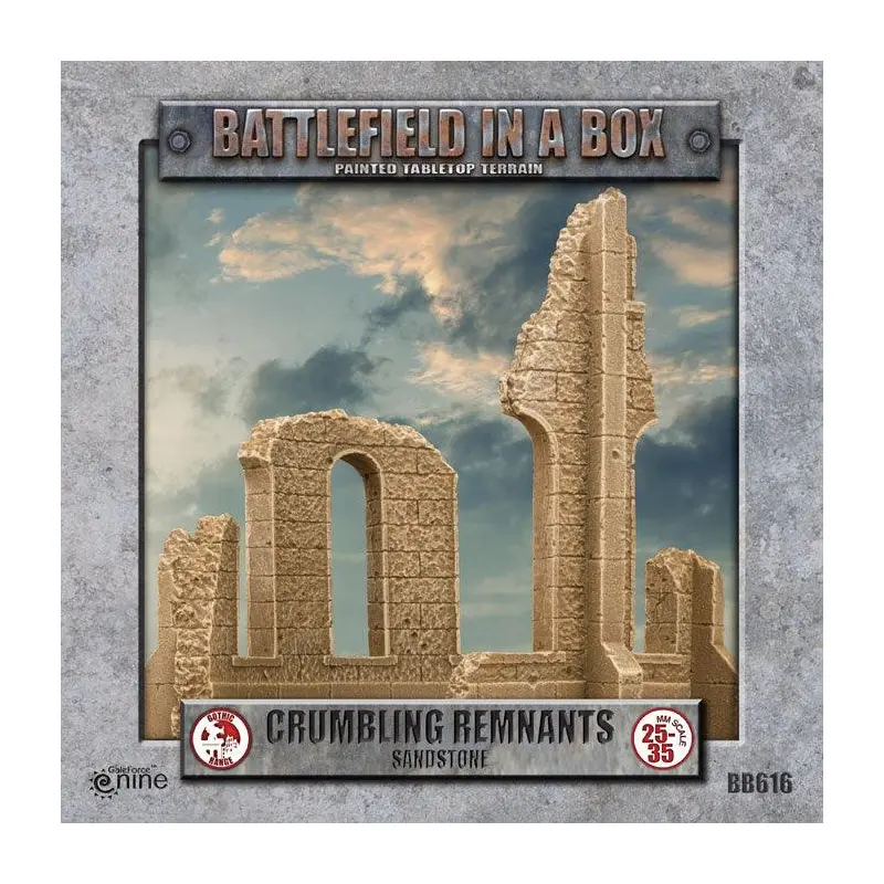 Battlefield in a Box: Gothic Battlefields: Crumbling Remnants - Sandstone