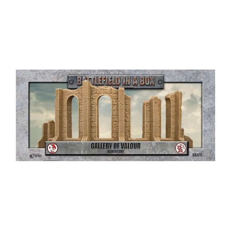 Battlefield in a Box: Gothic Battlefields: Gallery of Valour - Sandstone