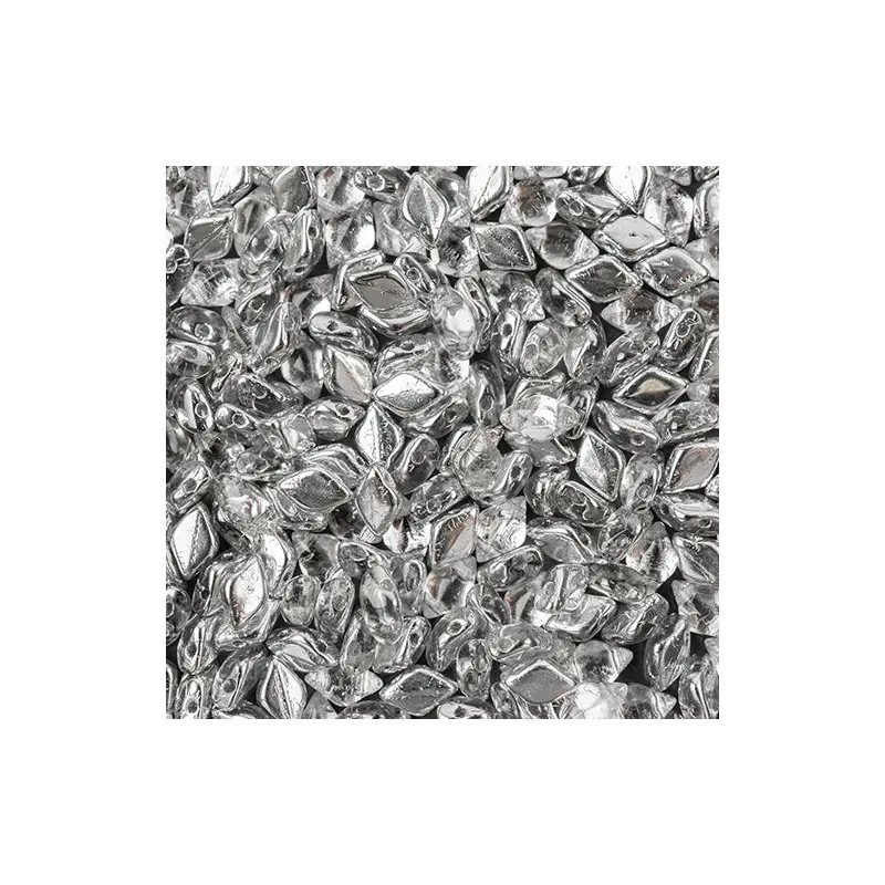 Matubo Czech Gemduo 2-Hole apx. 13g vial Crystal/ Backlit