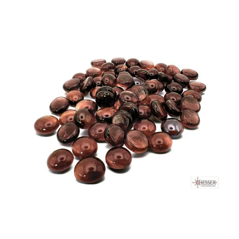 Assorted Gaming Stones: Translucent Amethyst Glass