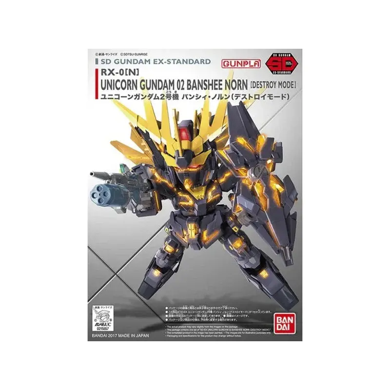 Bandai SD GUNDAM EX-STANDARD UNICORN GUNDAM 02 BANSHEE NORN (DESTROY MODE)
