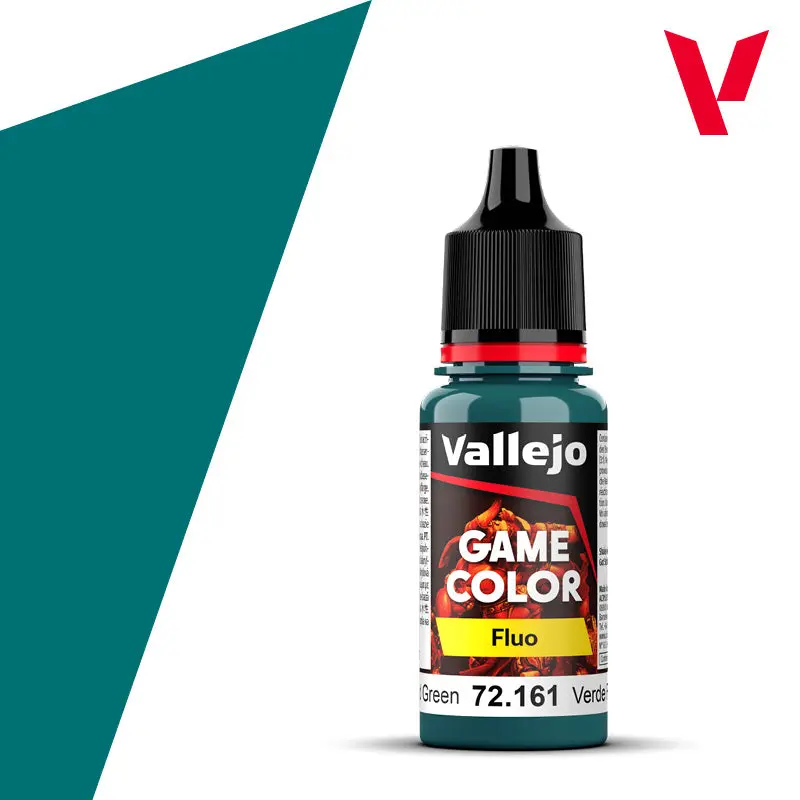 Vallejo Game Color  72.161 Fluorescent Cold Green