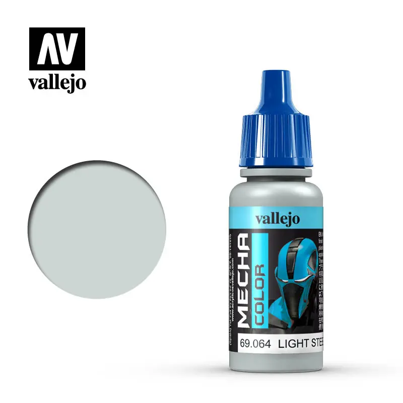 VALLEJO: MECHA COLOR METALLIC 69.064 Light Steel