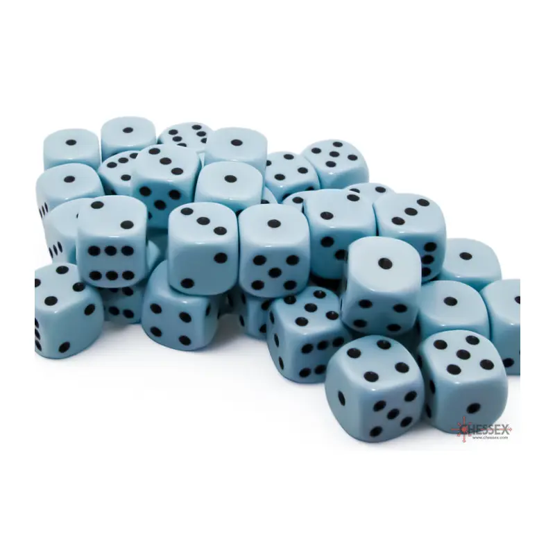 OPAQUE 36D6 PASTEL BLUE/BLACK 12MM