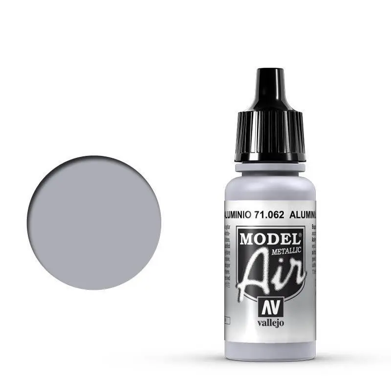 Vallejo 71062 Model Air Aluminium 17 ml Acrylic Airbrush Paint