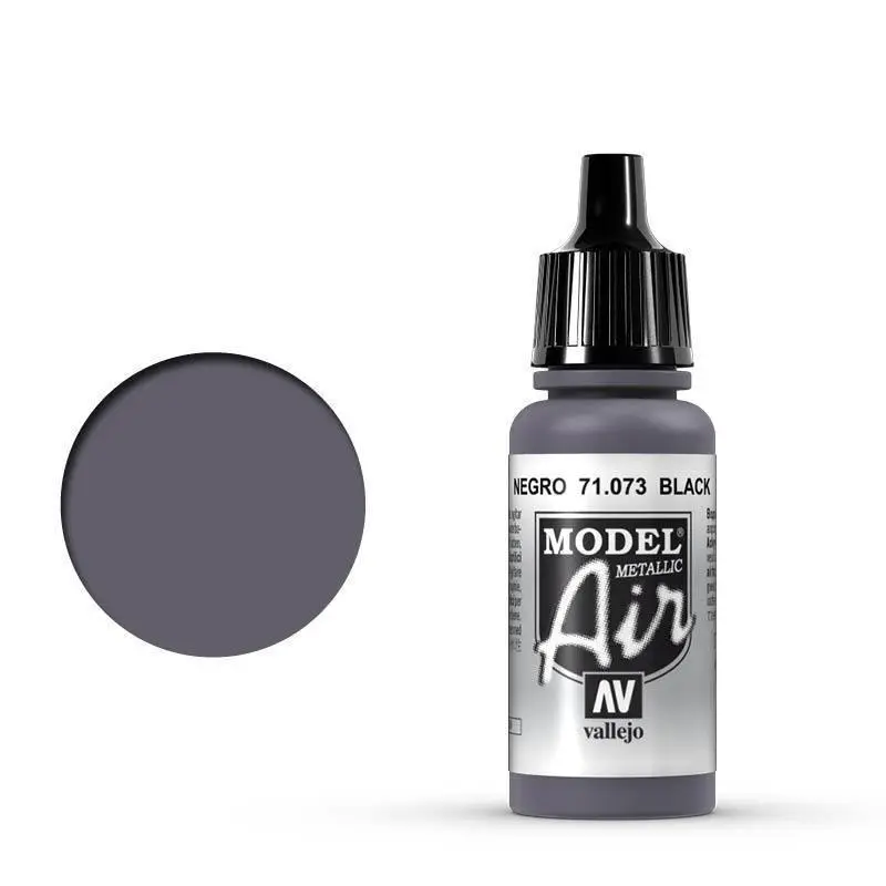 Vallejo 71073 Model Air Black 17 ml Acrylic Airbrush Paint