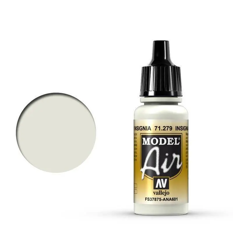 Vallejo 71279 Model Air Insignia White 17 ml Acrylic Airbrush Paint