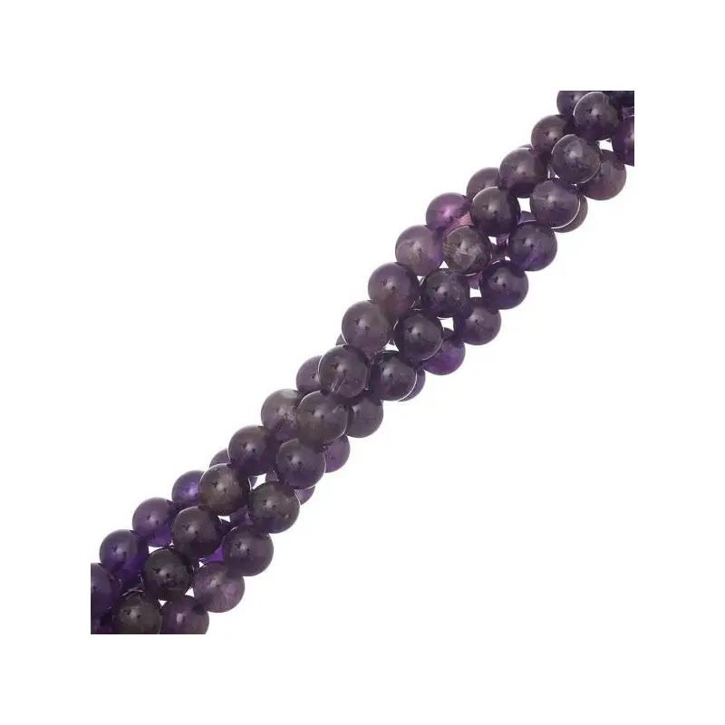 6mm Amethyst (Natural) Beads 15-16" Strand