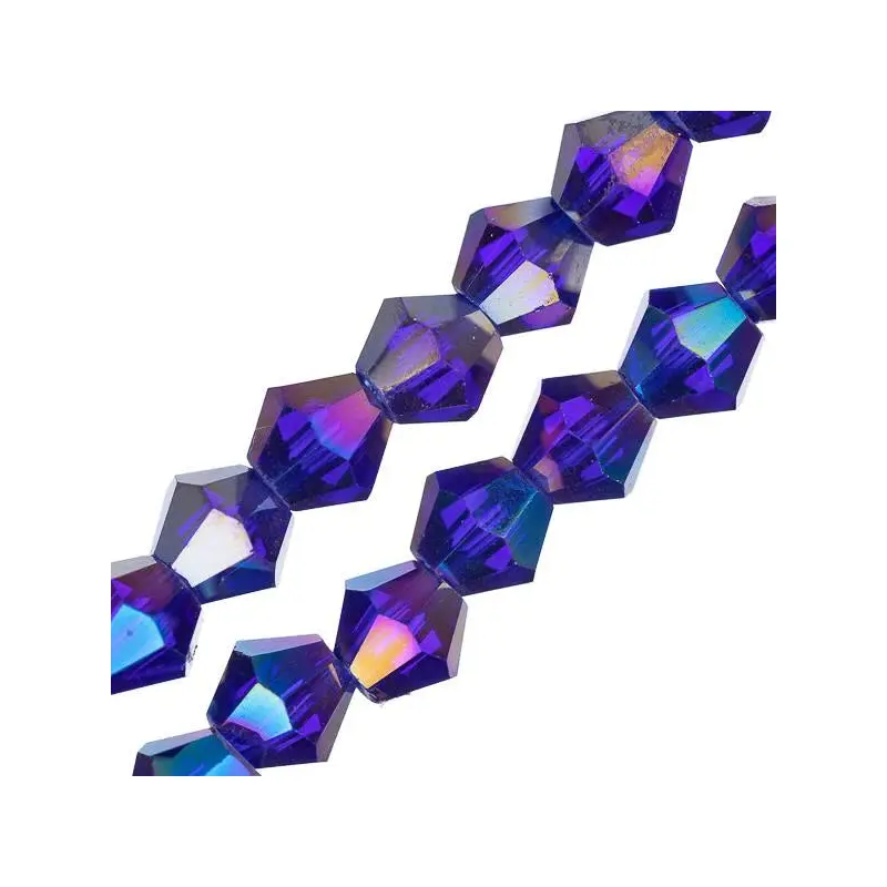 Crystal Lane Bicone 6mm Transparent Sapphire AB 64/Strand