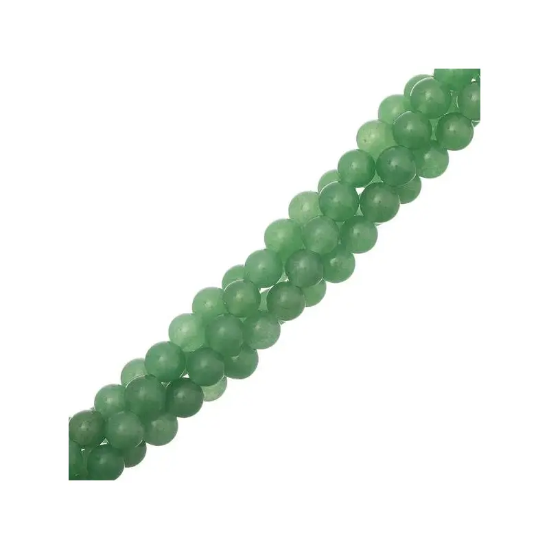 6mm Aventurine Green (Natural/Dyed) Beads 15-16" Strand