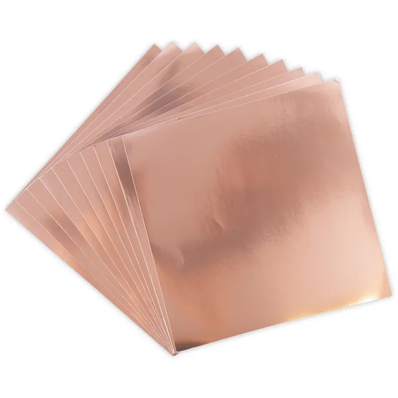 Making Essential 6X6 Aluminum Metal Sheets, Rose Gold (10pk)