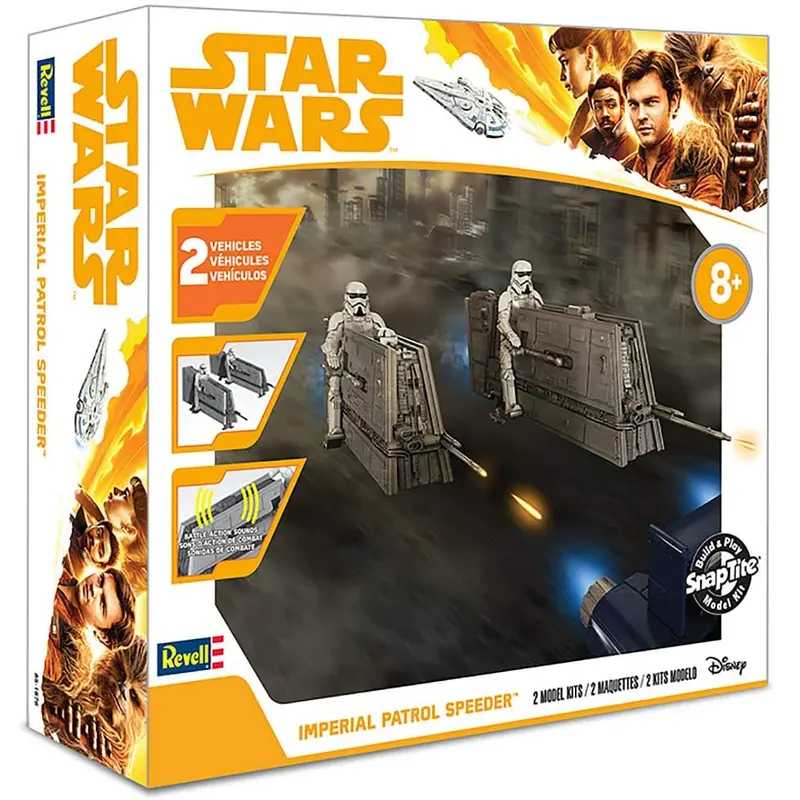 Solo Star Wars SnapTite 1/28 Scale Model Kit Imperial Patrol Speeder