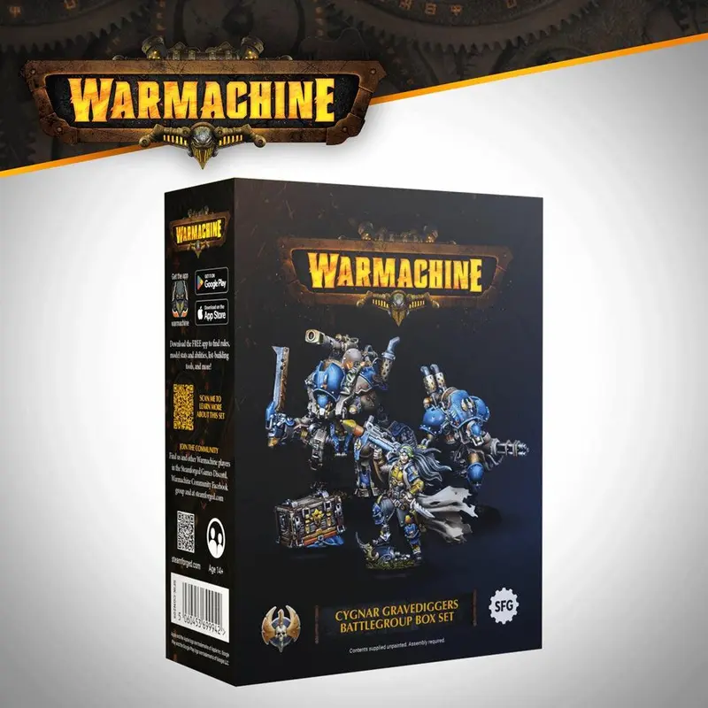 Warmachine: Cygnar Gravediggers Battlegroup Box
