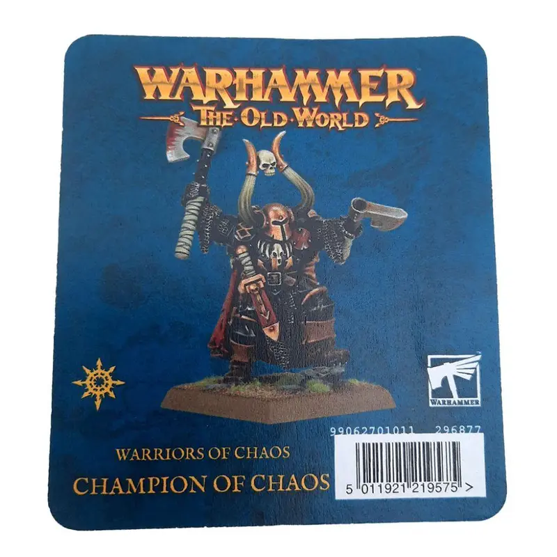 Warriors of Chaos: Champion of Chaos with Additional Hand Weapon