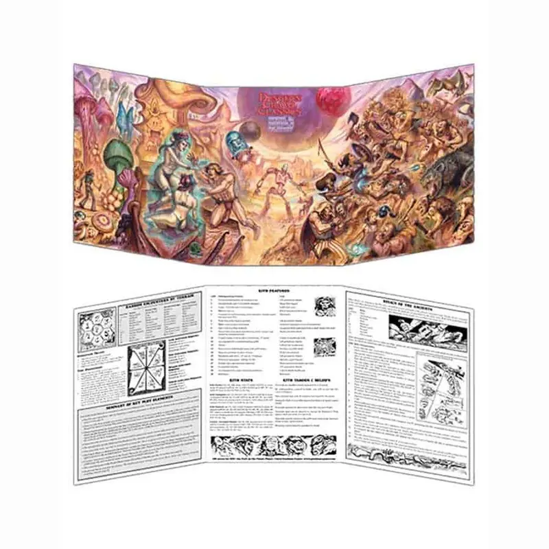 Dungeon Crawl Classics - Purple Planet Judge's Screen - Thick Cardboard