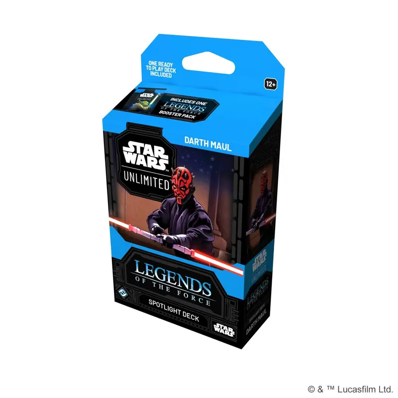 Star Wars Unlimited - Darth Maul - Legends of the Force Spotlight Deck Display