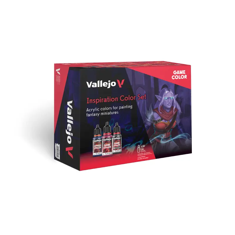 Vallejo Game Colour Inspiration Colour Set (48 Colours) Acrylic Paint Set