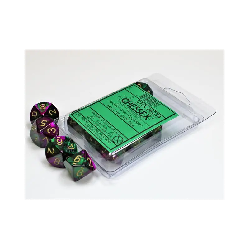 A E S T H E T I C Gemini Gel Green-Pink/blue D10 Set