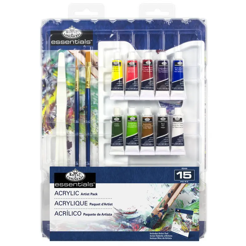 Essentials Hanging Artist Pack, Acrylic (15pc)