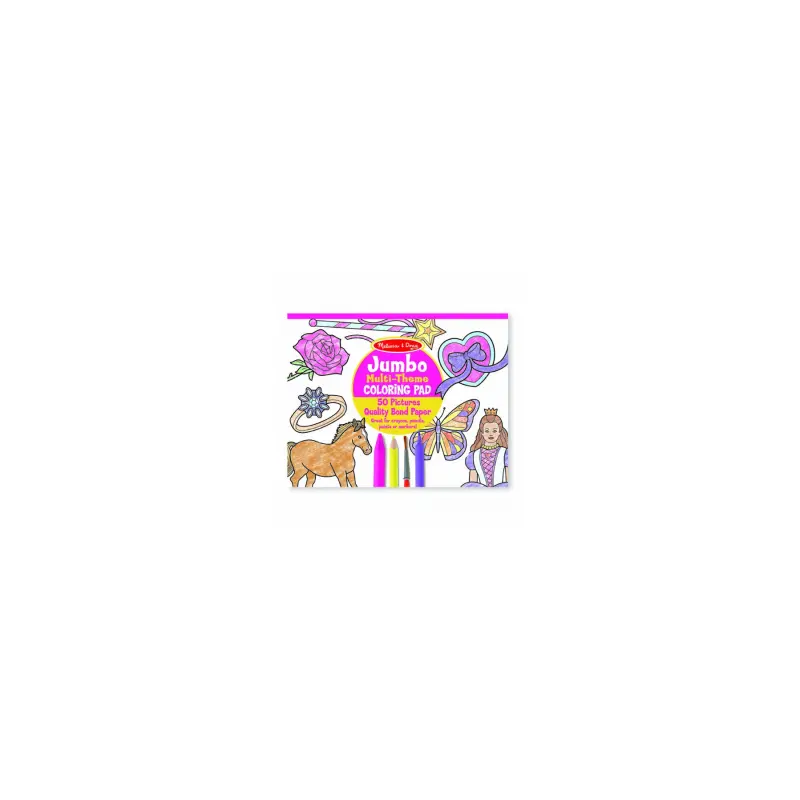 Jumbo Coloring Pad - Pink