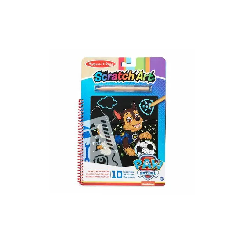 Melissa & Doug PAW Patrol Scratch Art Pad - Chase
