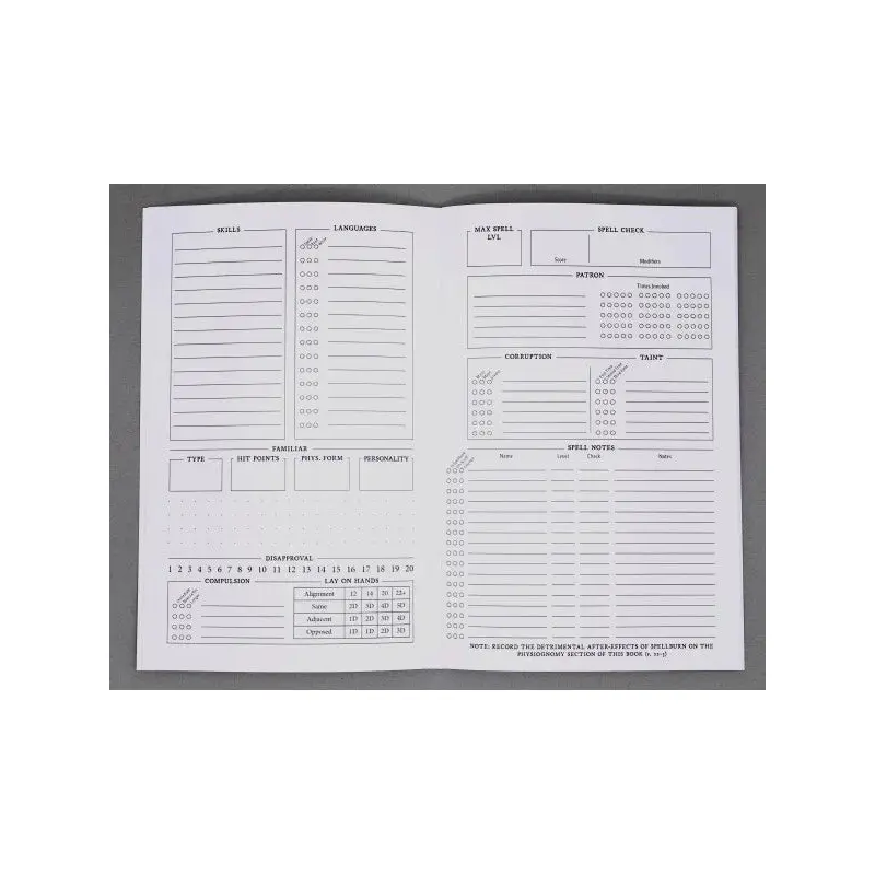 Dungeon Crawl Classics - DCC Digest Sized Character Folio