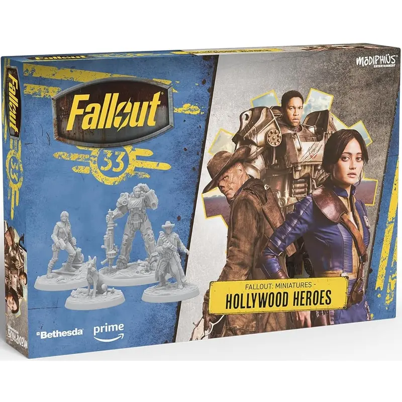 FALLOUT HOLLYWOOD HEROES MINIATURES (AMAZON TV SHOW TIE-IN)
