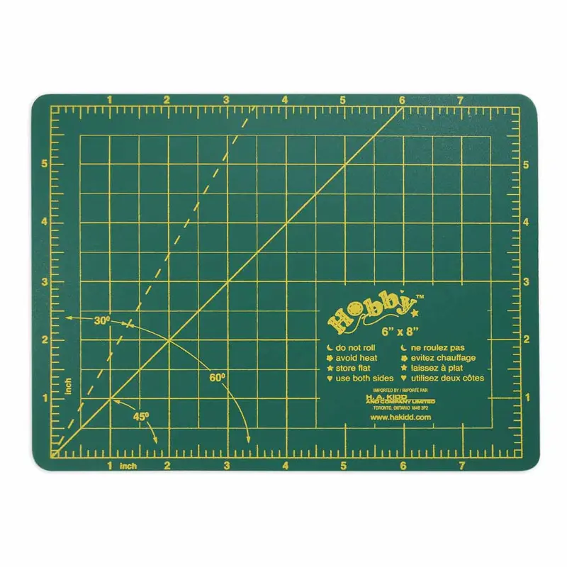 HOBBY Green Cutting Mat - 6 x 8 (15 x 20 cm)