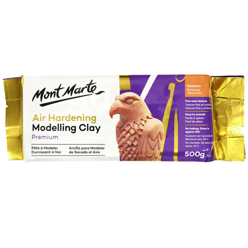 MONT MARTE Air Hardening Modelling Clay - 500g -  Terra