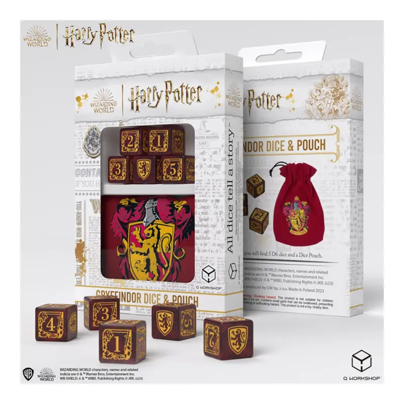 HARRY POTTER DICE AND POUCH