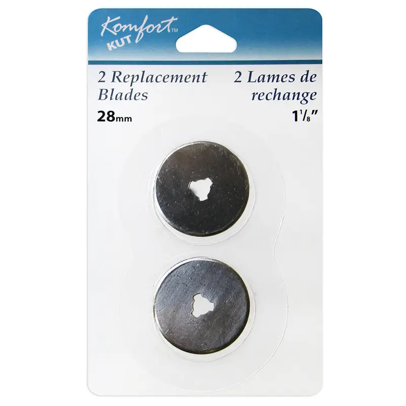 KOMFORT KUT Replacement Blade (2PC) for Rotary Cutter - 28mm (1)