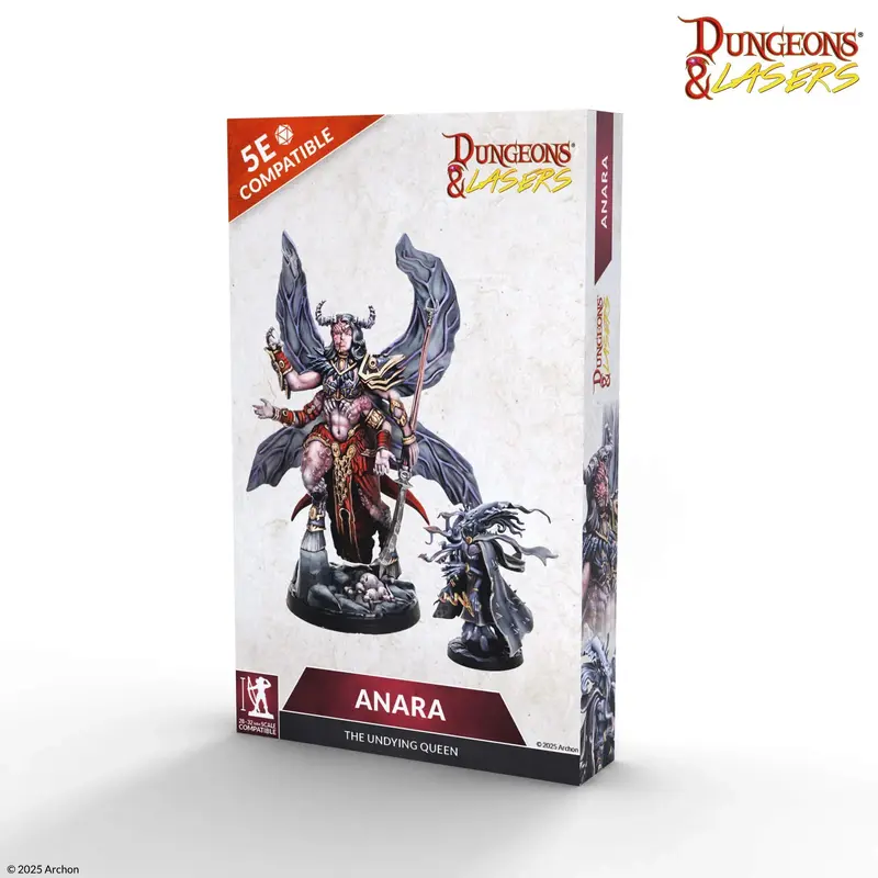Dungeons & Lasers: Miniatures - Anara - The Undying Queen