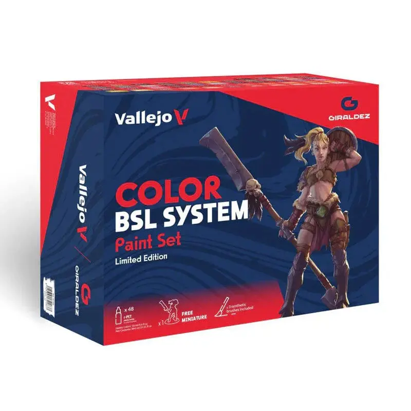 Vallejo Game Colour BSL System (48 Colours) Acrylic Paint Set
