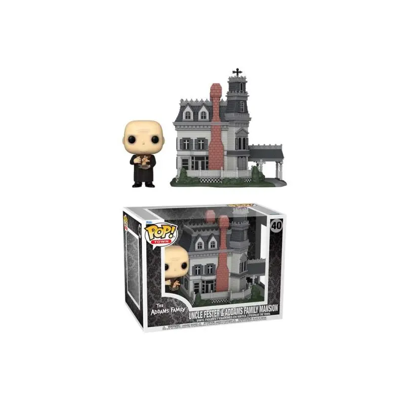 FUNKO POP TOWN ADDAMS FAMILY HOME W/ UNCLE FESTER