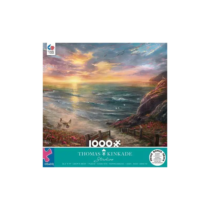 THOMAS KINKADE 1000PC BEACHSIDE GATHERING