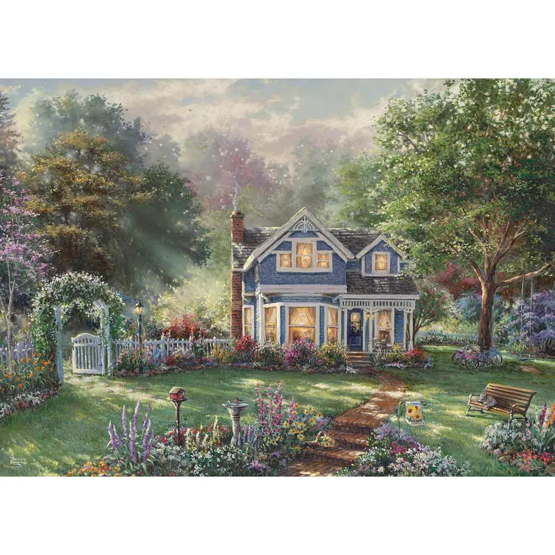 THOMAS KINKADE 1000PC SPRINGTIME MEMORIES