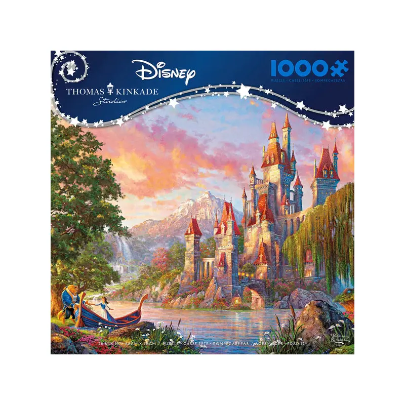 THOMAS KINKADE DISNEY - BEAUTY & THE BEAST II - 1000 PIECE PUZZLE