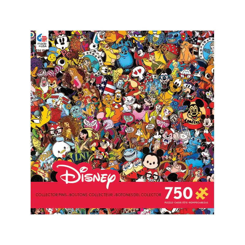 DISNEY COLLECTION - COLLECTOR PINS - 750 PIECE PUZZLE