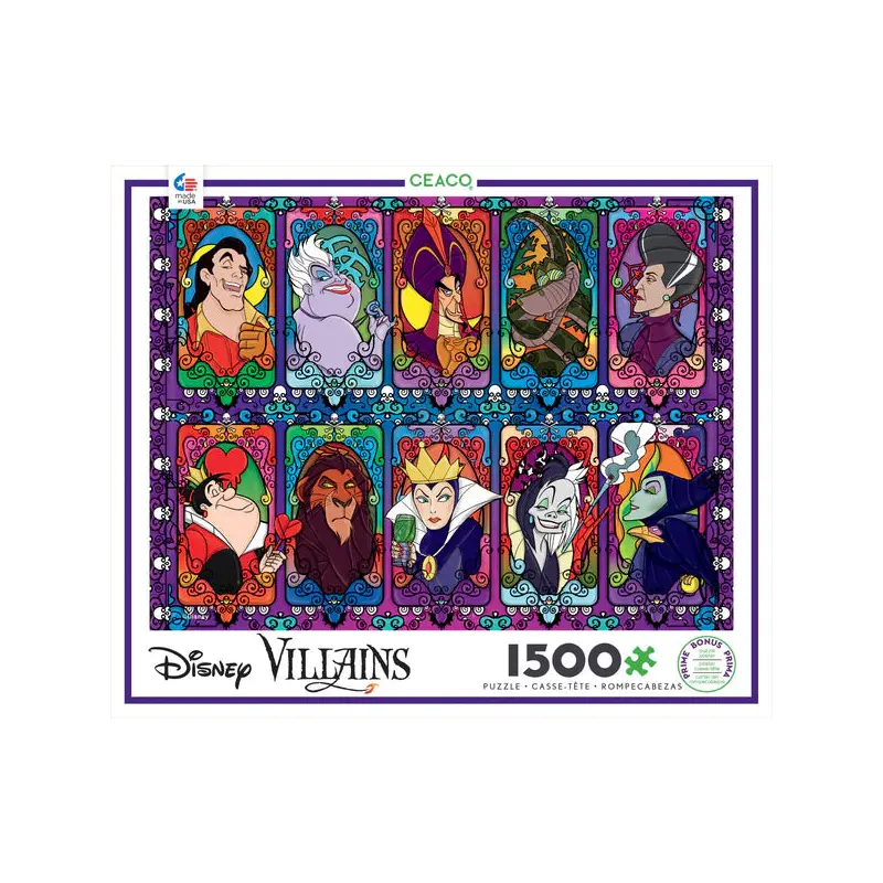 DISNEY VILLAINS 2 - 1500 PIECE PUZZLE