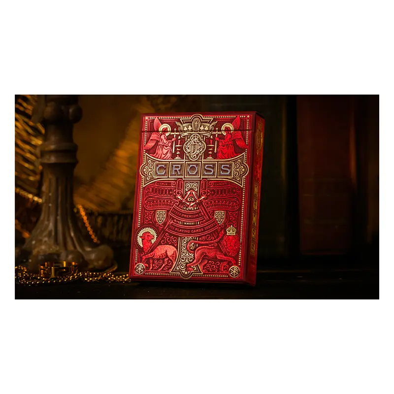 The Cross: Maroon Martyrs Playing Cards