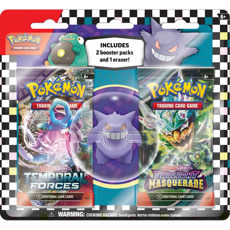 POKEMON BACK TO SCHOOL ERASER BLISTER 2024